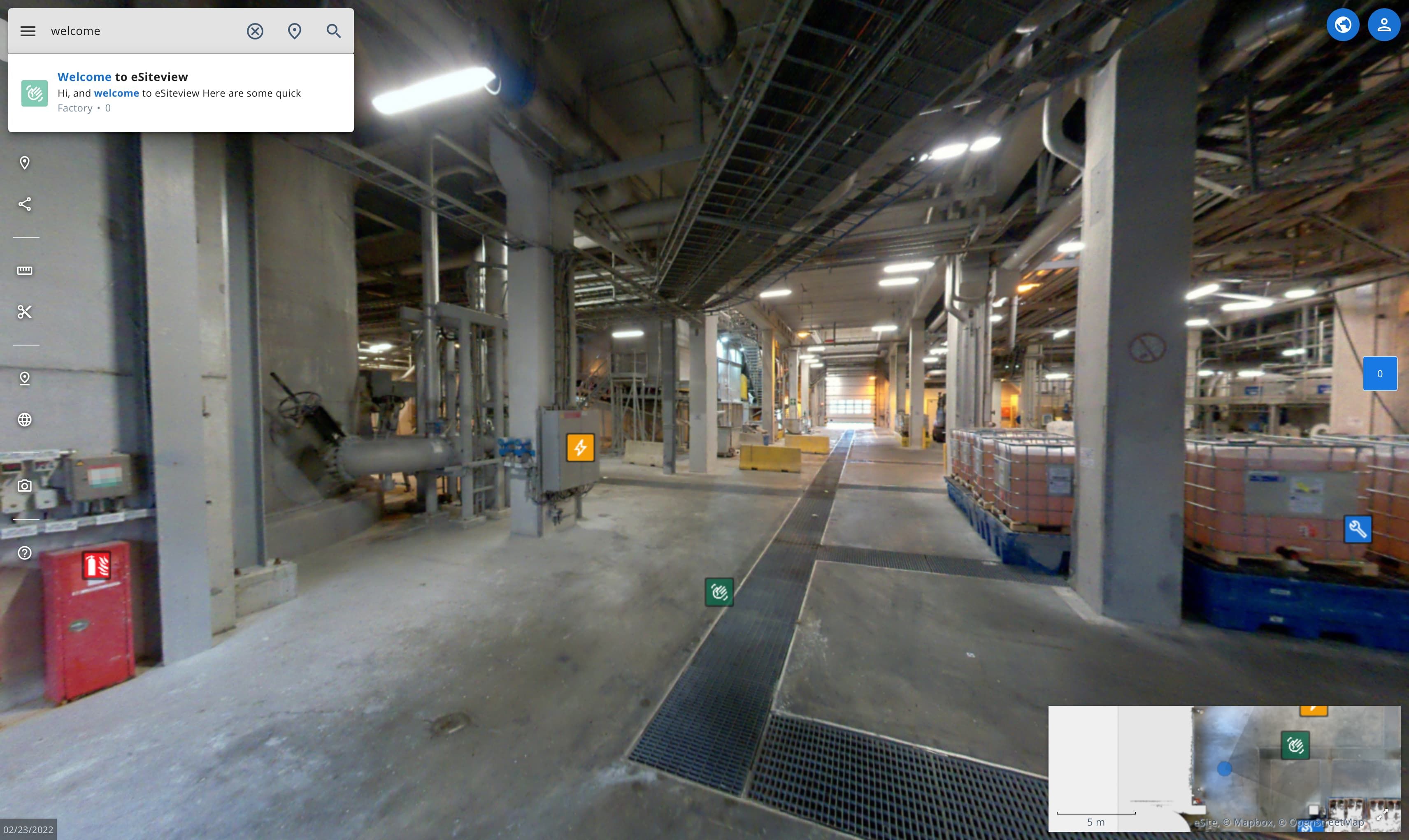 Search highlited on screen